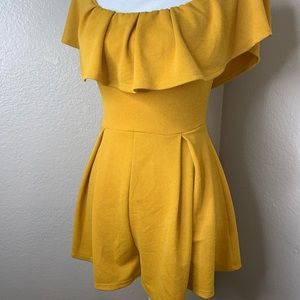 Mustard Yellow Romper